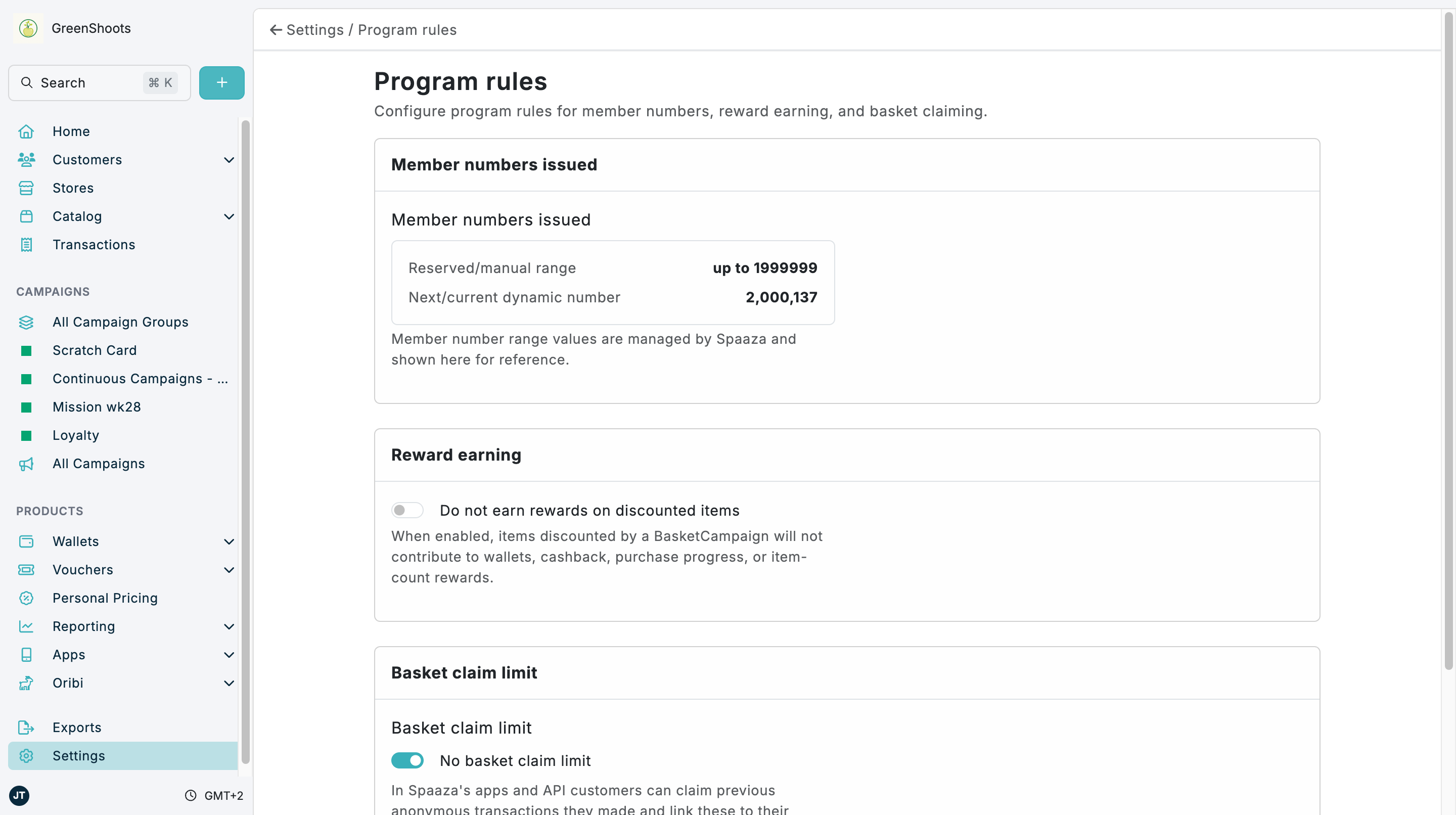 Program rules