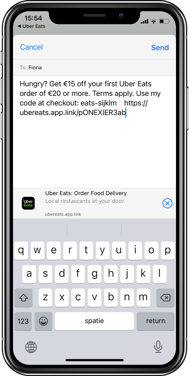 Uber Eats referral program 2