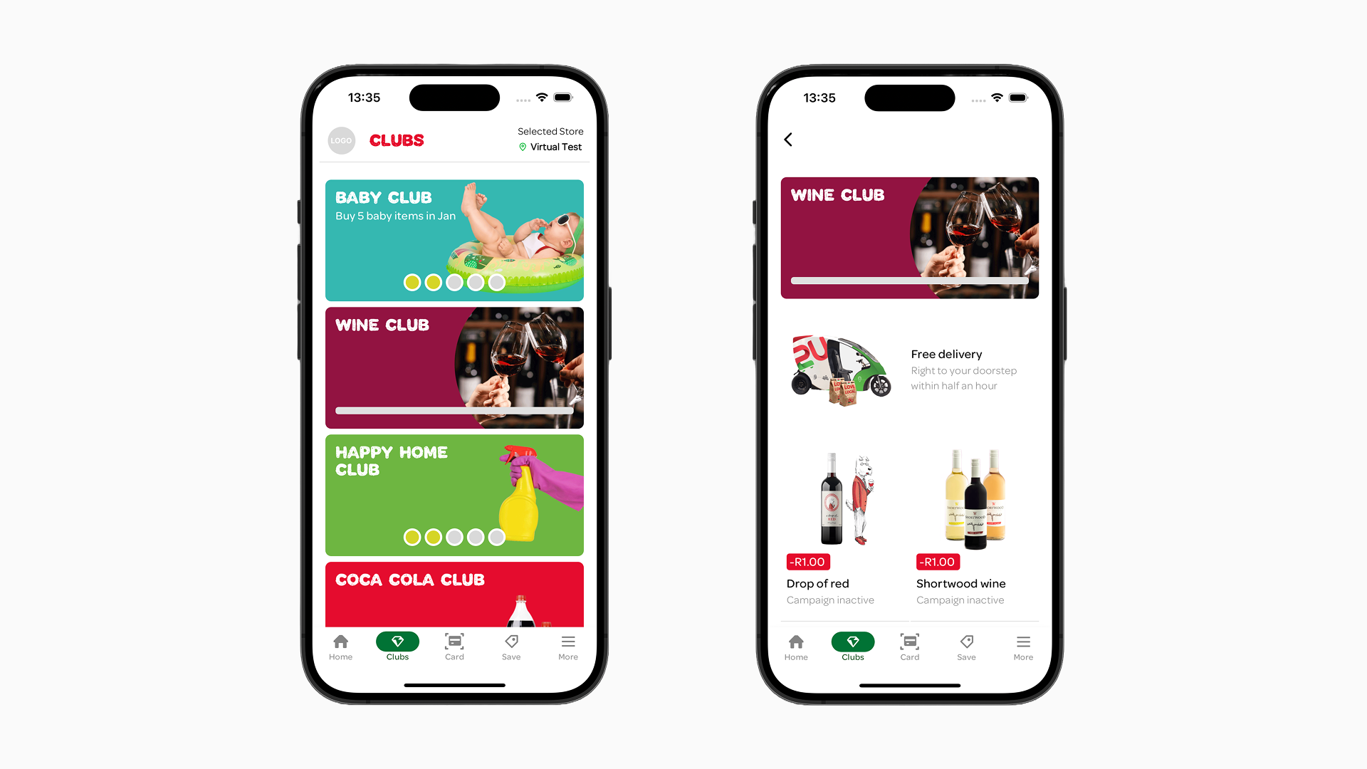 Navigate to internal page